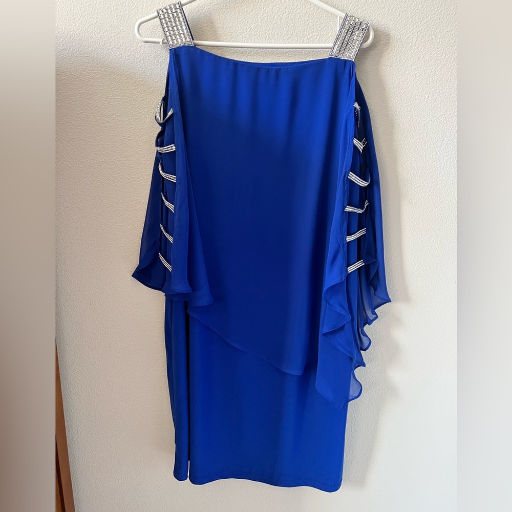 MSK Embellished Midi Dress